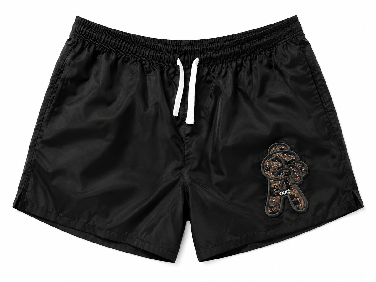 Military  Inspired Vintage A Nylon Shorts