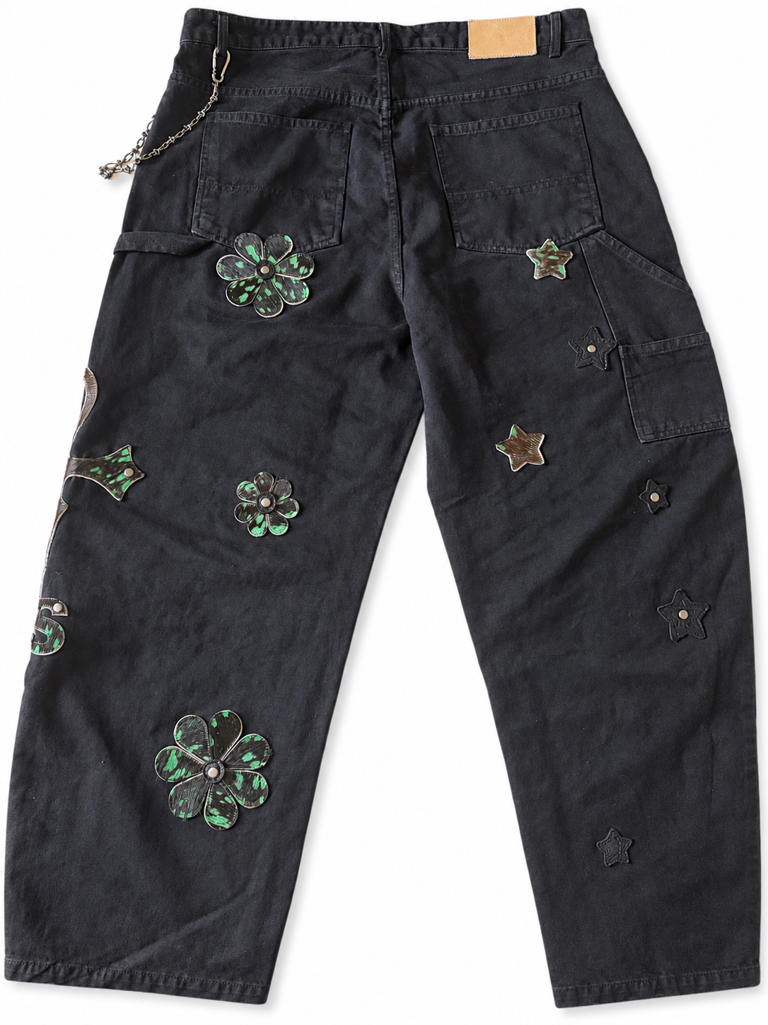 Scared Society Black Roses denim carpenters