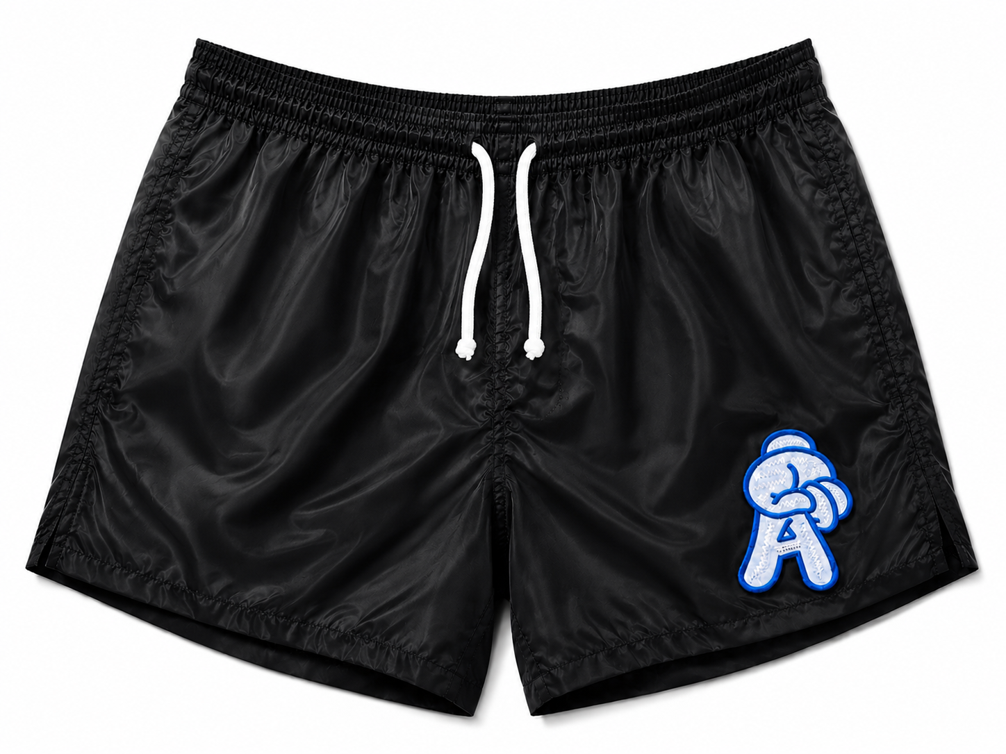 Custom Atlanta Baseball Vintage A Nylon Shorts
