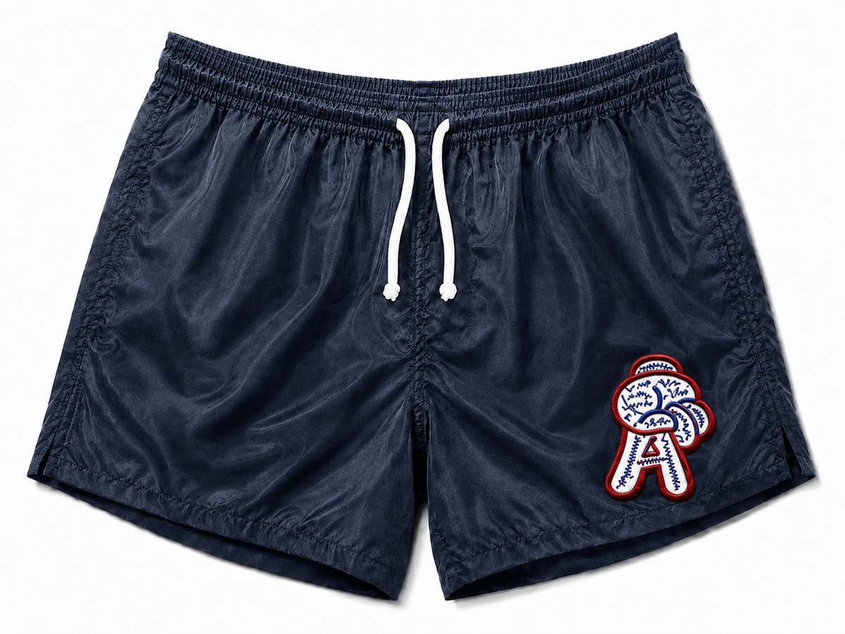 Custom USA inspired Vintage A Nylon Shorts