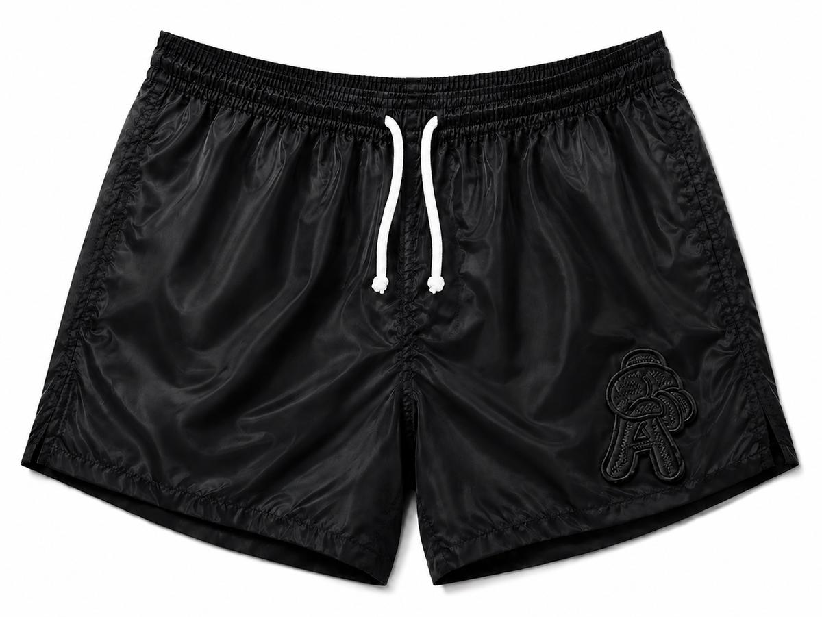 Custom Vintage A Midnight Edition Nylon Shorts